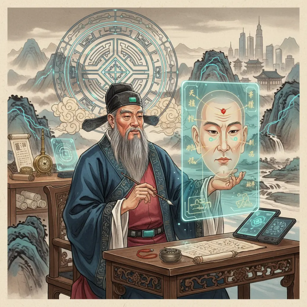 算命師傅 - 面相學